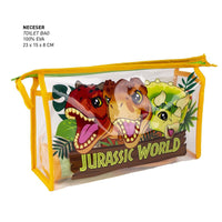 Set da Bagno da Viaggio per Bambini Jurassic Park 4 Pezzi Arancio