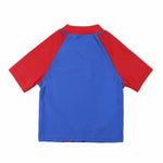 Bade-T-Shirt Spiderman Dunkelblau