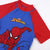 Bade-T-Shirt Spiderman Dunkelblau