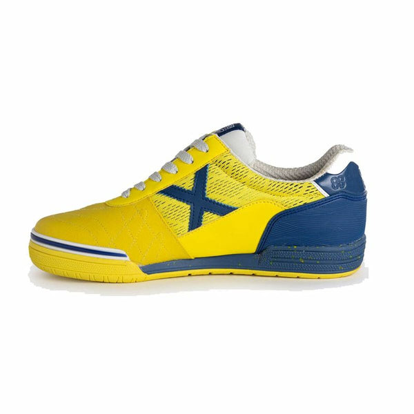 Scarpe da Calcio a 5 per Adulti Munich G-3 Indoor 362 Giallo Azzurro Uomo