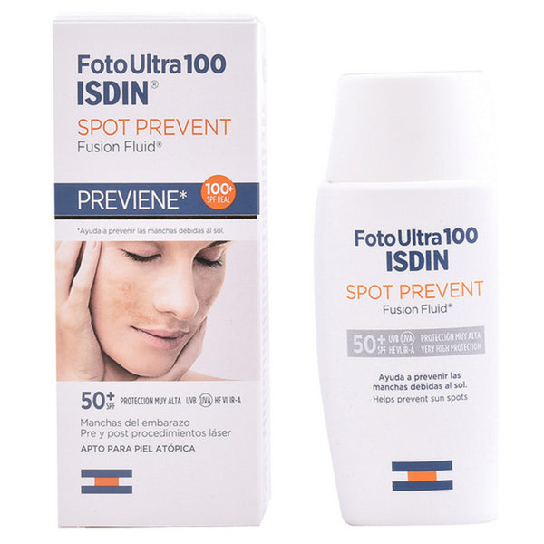 Protezione Solare Viso Spot Prevent Isdin SPF 50+ (50 ml)