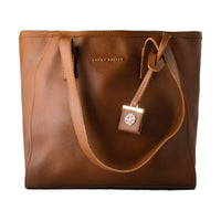 Damen Handtasche Laura Ashley ACTON-TAN Braun (30 x 28 x 12 cm)