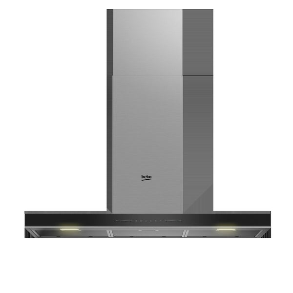 Konventioneller Rauchfang BEKO BHCB96641BBHS Stahl 90 cm Schwarz