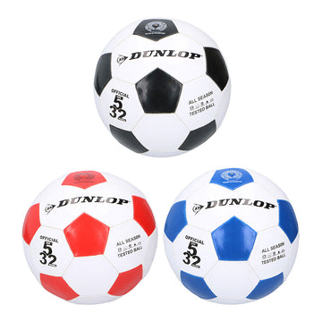 Pallone da Calcio Dunlop Pelle Bianco