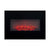 Camino Elettrico Decorativo da Parete Classic Fire Memphis Nero 1800 W