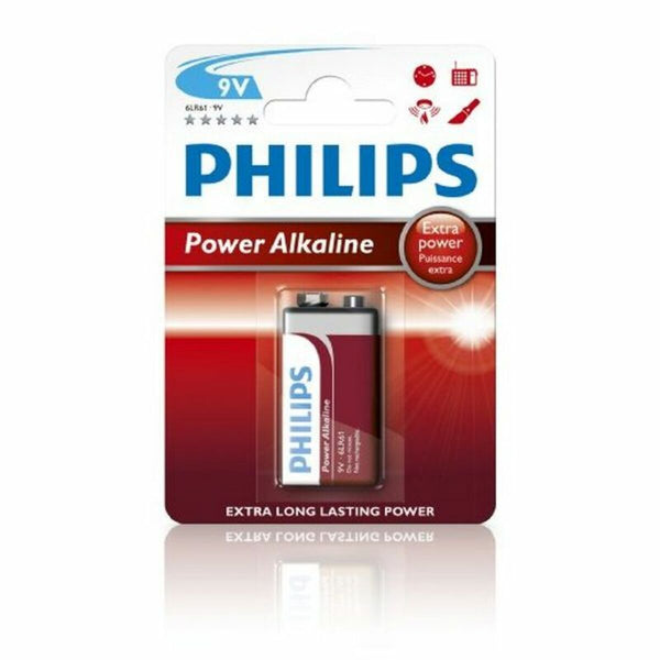 Alkline-Batterie Philips Batería 6LR61P1B/10 9V 6LR61 9 V