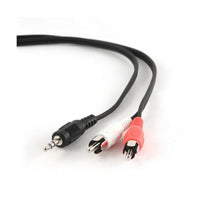 Audiokabel (3,5 mm) zu 2 RCA GEMBIRD CCA-458-2.5M 2,5 m Schwarz