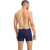 Costume da Bagno Uomo Puma Logo Swim Trunk Blu Marino (Ricondizionati A)