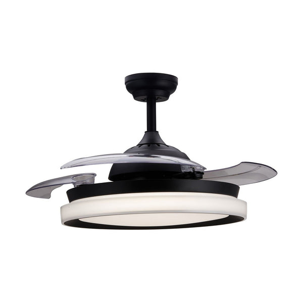 Ventilatore da Soffitto con Luce Philips Atlas Nero 450 lm 28 W