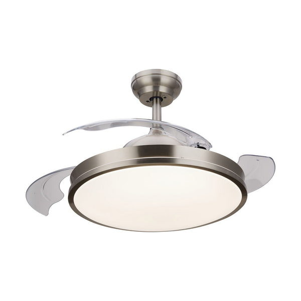 Ventilatore da Soffitto con Luce Philips Atlas Nikel 450 lm 28 W