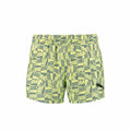 Herren Badehose Puma Swim Block Logo Zitronengrün