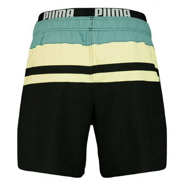 Herren Badehose Puma Swim Heritage Mid Schwarz