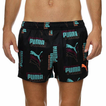 Herren Badehose Puma Swim Logo Schwarz