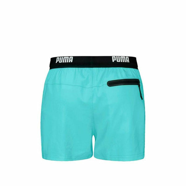 Costume da Bagno Uomo Puma Swim Logo Short Acquamarina