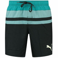 Herren Badehose Puma Swim Heritage Mid Schwarz