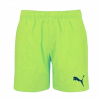 Costume da Bagno Uomo Puma Swim Medium Length Verde limone