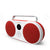 Tragbare Bluetooth-Lautsprecher Polaroid P3 Rot