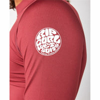 Bade-T-Shirt Rip Curl  Corps Rot