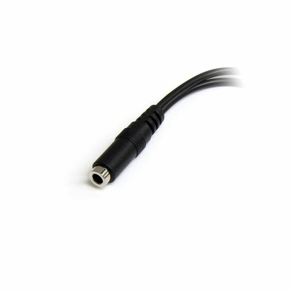 Audioadapter Jack Startech MUYHSFMM             Schwarz 0,13 m