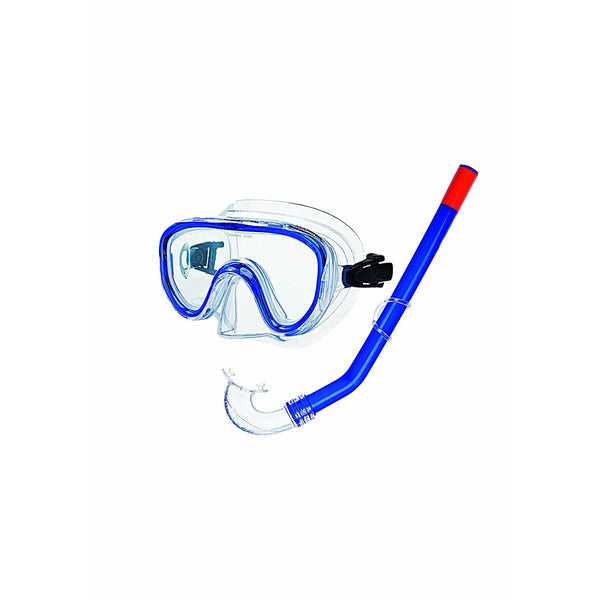 Maschera da Snorkeling con Boccaglio e Pinne Seac Azzurro Per bambini Unisex (Ricondizionati A)