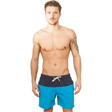 Costume da Bagno Uomo Urban Classics TB1026 Azzurro S (Ricondizionati A+)