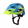 Casco da Ciclismo per Bambini 50-57 cm Azzurro Visiera (Ricondizionati A)