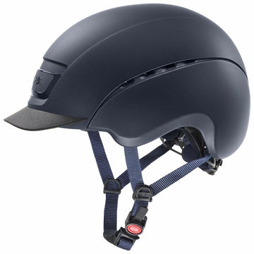 Casco Uvex 54-55 cm Blu Marino Visiera (Ricondizionati B)