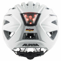 Fahrradhelm für Erwachsene Alpina 55-59 cm Weiß LED Leicht (Restauriert A)