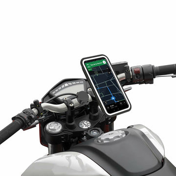 Supporto per cellulari ANSMANN MOTO_XL Nero Silicone (Ricondizionati B)