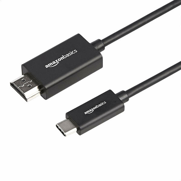 USB-C zu HDMI-Kabel Amazon Basics Schwarz 1,8 m (Restauriert A)