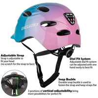 Casco da Ciclismo per Adulti 54-58 cm Azzurro Visiera (Ricondizionati A)