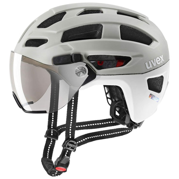 Casco da Ciclismo per Adulti Uvex 56-61 cm Bianco Luce LED (Ricondizionati A)