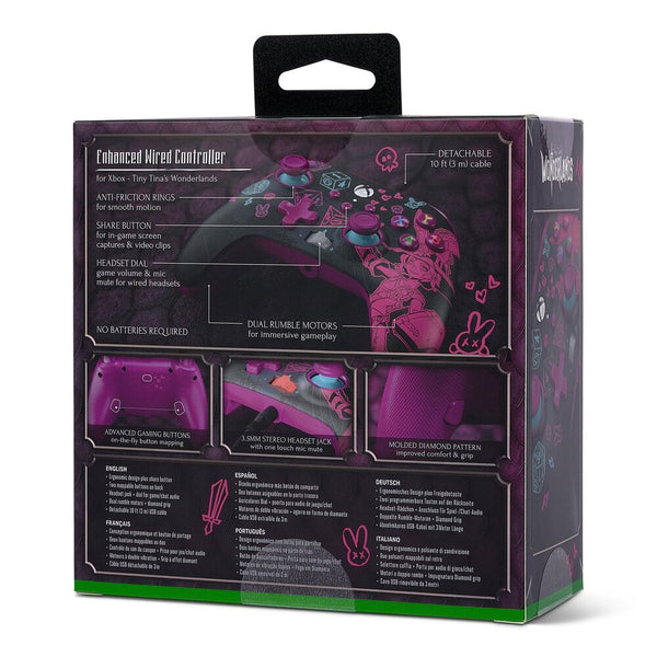 Controller Gaming Powera Enchanced Wired Tiny Tina's Wonderlands