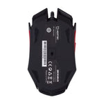 Mouse Gaming Hiditec Micrurus 8100 dpi Nero Rosso