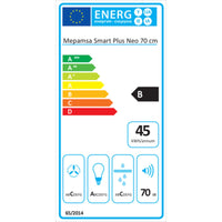 Cappa Classica Mepamsa SMART 70 cm 300 m3/h 125W D Acciaio inossidabile