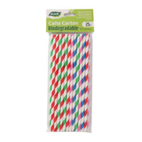 Cannucce Algon Multicolore Cartone 19,7 x 0,6 cm 25 Unità