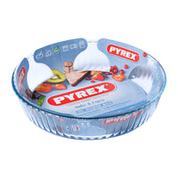 Stampo da Forno Pyrex Classic Rotondo Trasparente 27 x 27 x 6 cm (6 Unità)