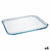 Stampo da Forno Pyrex Classic Vidrio Piano Trasparente Vetro 33 x 27 x 2 cm (6 Unità)