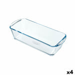 Stampo da Forno Pyrex Classic Vidrio Rettangolare Trasparente 28 x 11 x 8 cm (4 Unità)