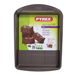 Stampo da Forno Pyrex Asimetria Rettangolare Nero 28 x 22 cm Metallo (6 Unità)