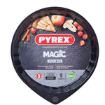 Stampo da Forno Pyrex Magic Rotondo Nero Piano Ø 27 cm (6 Unità)