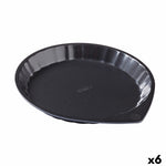 Stampo da Forno Pyrex Magic Rotondo Nero Piano Ø 27 cm (6 Unità)