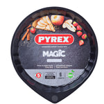 Stampo da Forno Pyrex Magic Rotondo Nero Piano Ø 30 cm (6 Unità)