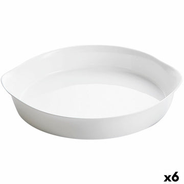 Backform Luminarc Smart Cuisine rund Weiß Ø 28 cm (6 Stück)