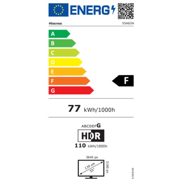 Smart TV Hisense 55A63H 55" LED 4K Ultra HD