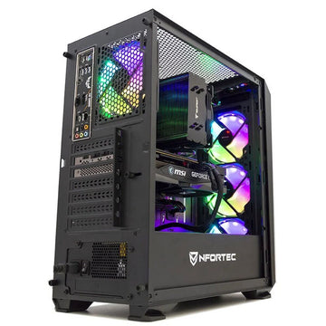 PC da Tavolo PcCom Silver AMD Ryzen 5 5600X 480 GB SSD + 1 TB HDD 1 TB 480 GB SSD