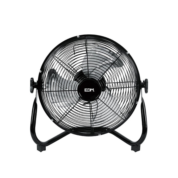 Ventilatore da Terra EDM industriale Nero 45 W Ø 30 x 41 cm