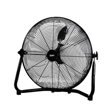 Ventilatore da Terra EDM industriale Nero 110 W Ø 45 x 54 cm