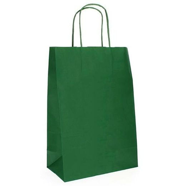 Papiertaschen Fama 31 x 11 x 42 cm Mit Griffen Dunkelgrün 125 g/m² (25 Stück)