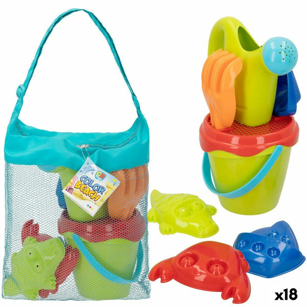 Strandspielzeuge-Set Colorbaby Polypropylen (18 Stück)